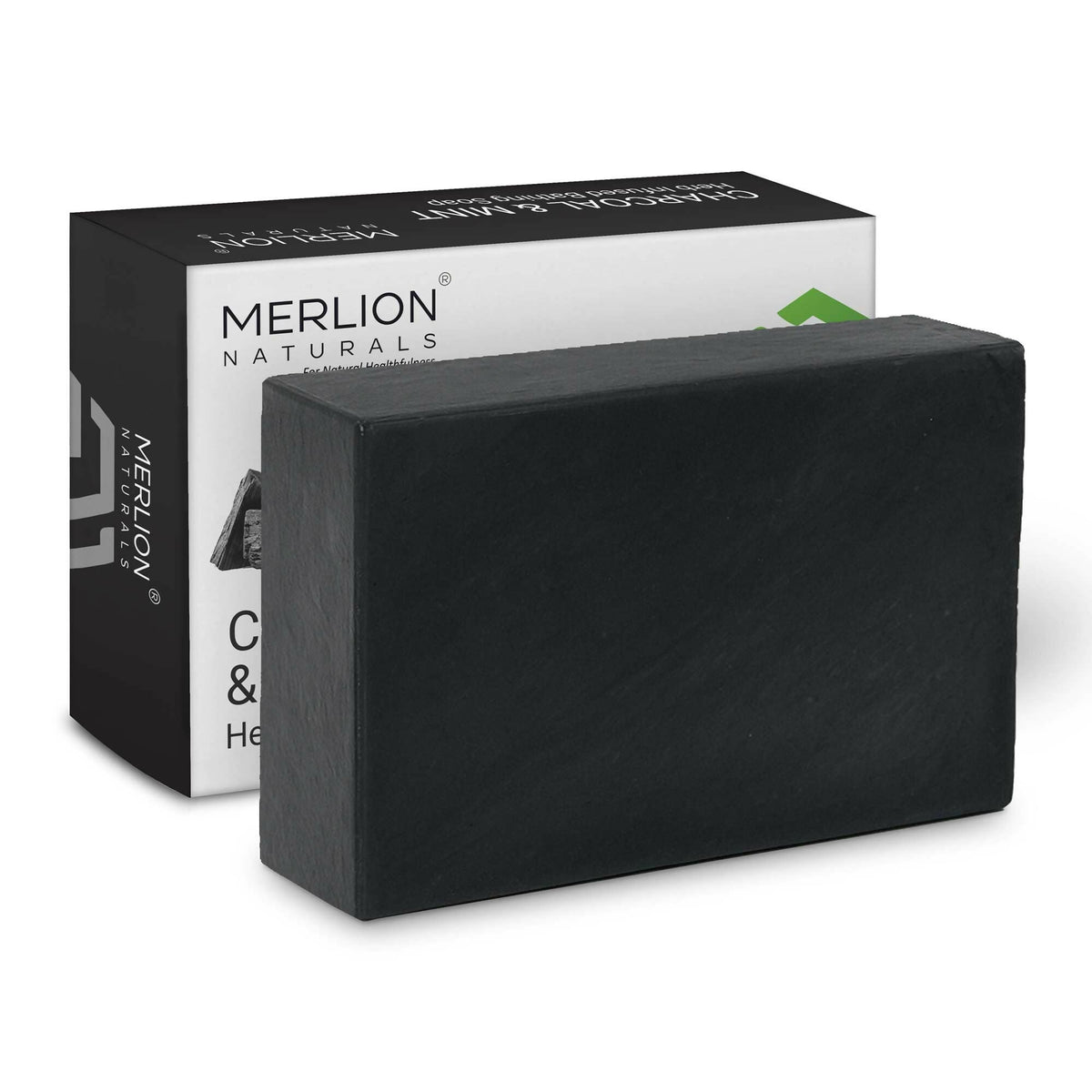 Merlion Naturals Charcoal & Mint Glycerine Soap | Grocsy