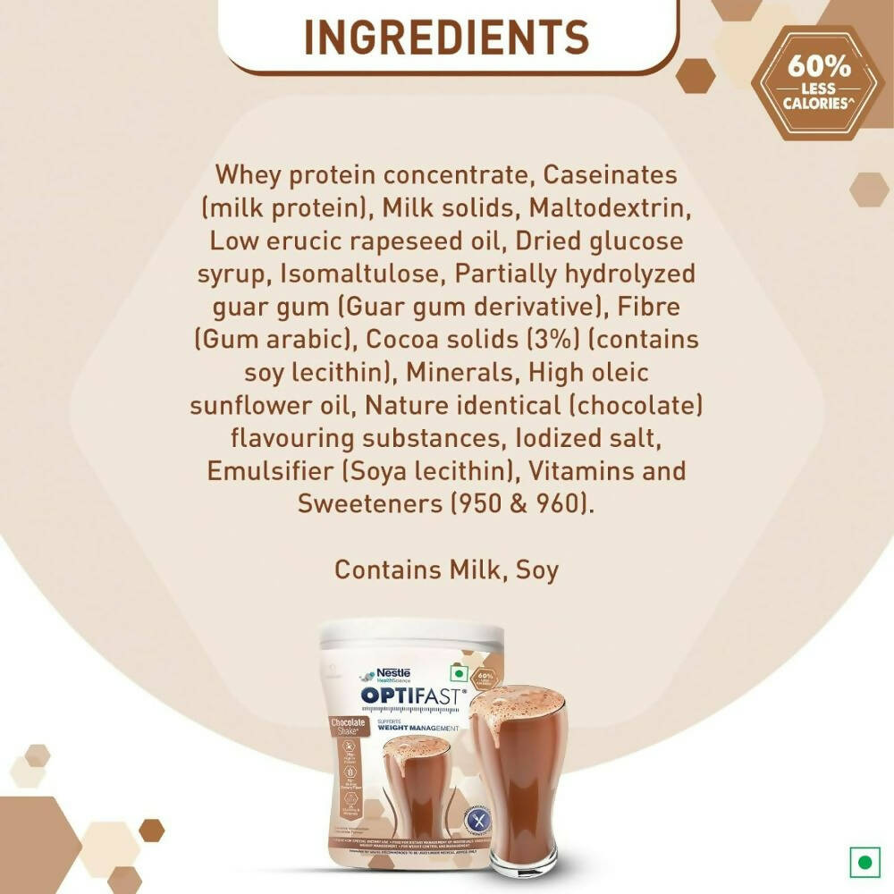 Nestle Optifast Weight Management Shake - Low Calorie Diet, Nutritional Drink, Healthy Weight Management | Grocsy
