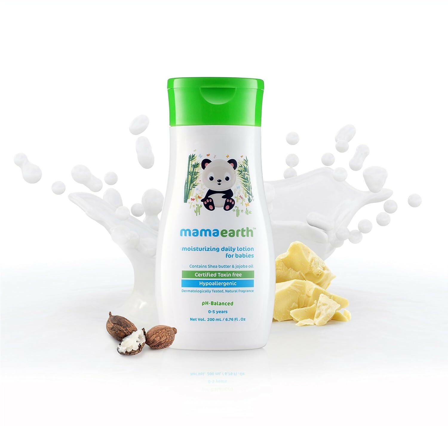 Mamaearth Daily Moisturizing Lotion & Dusting Powder & Deeply Nourishing wash for Babies | Grocsy