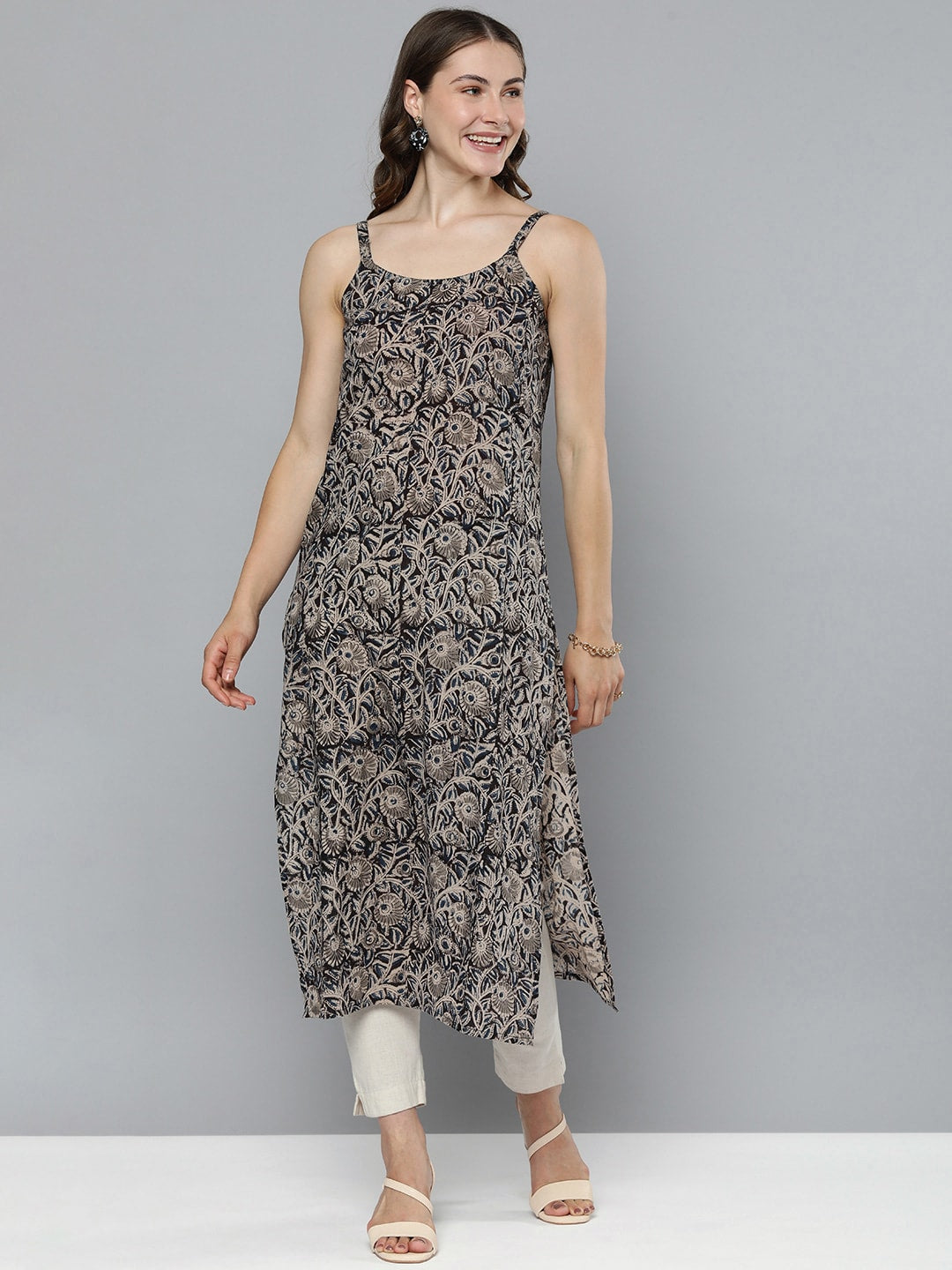 HERE&NOW Floral Printed Kurta | Grocsy