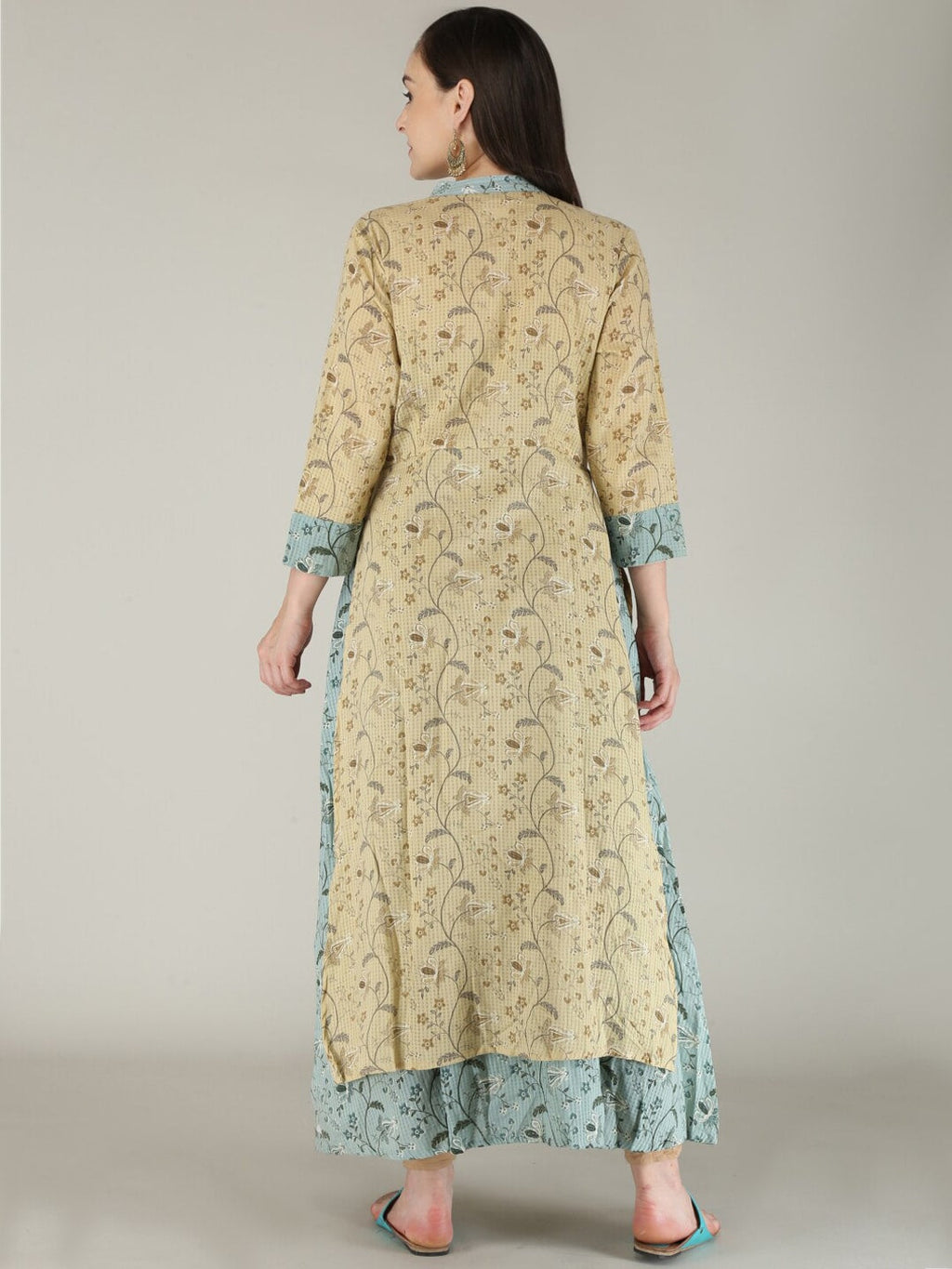 HERE&NOW Women Floral Printed Cotton Kurta | Grocsy