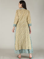 HERE&NOW Women Floral Printed Cotton Kurta | Grocsy