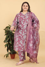 Monjolika Fashion Pink Premium Lichi Viscose Hand Work Classic Salwar Suit | Grocsy