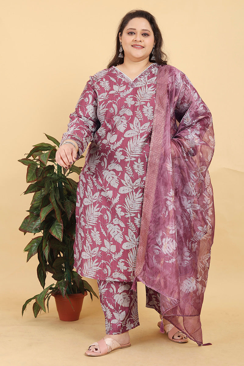 Monjolika Fashion Pink Premium Lichi Viscose Hand Work Classic Salwar Suit | Grocsy