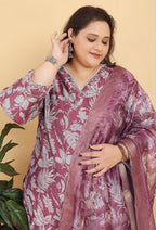 Monjolika Fashion Pink Premium Lichi Viscose Hand Work Classic Salwar Suit | Grocsy