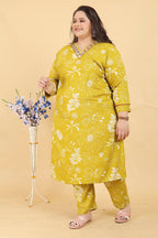 Monjolika Fashion Mustard Premium Rayon Hand Work Classic Salwar Suit | Grocsy