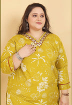 Monjolika Fashion Mustard Premium Rayon Hand Work Classic Salwar Suit | Grocsy
