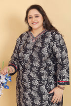 Monjolika Fashion Black Lichi Viscose Hand Work Classic Salwar Suit | Grocsy