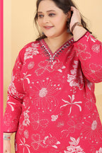 Monjolika Fashion Pink Premium Rayon Hand Work Classic Salwar Suit | Grocsy
