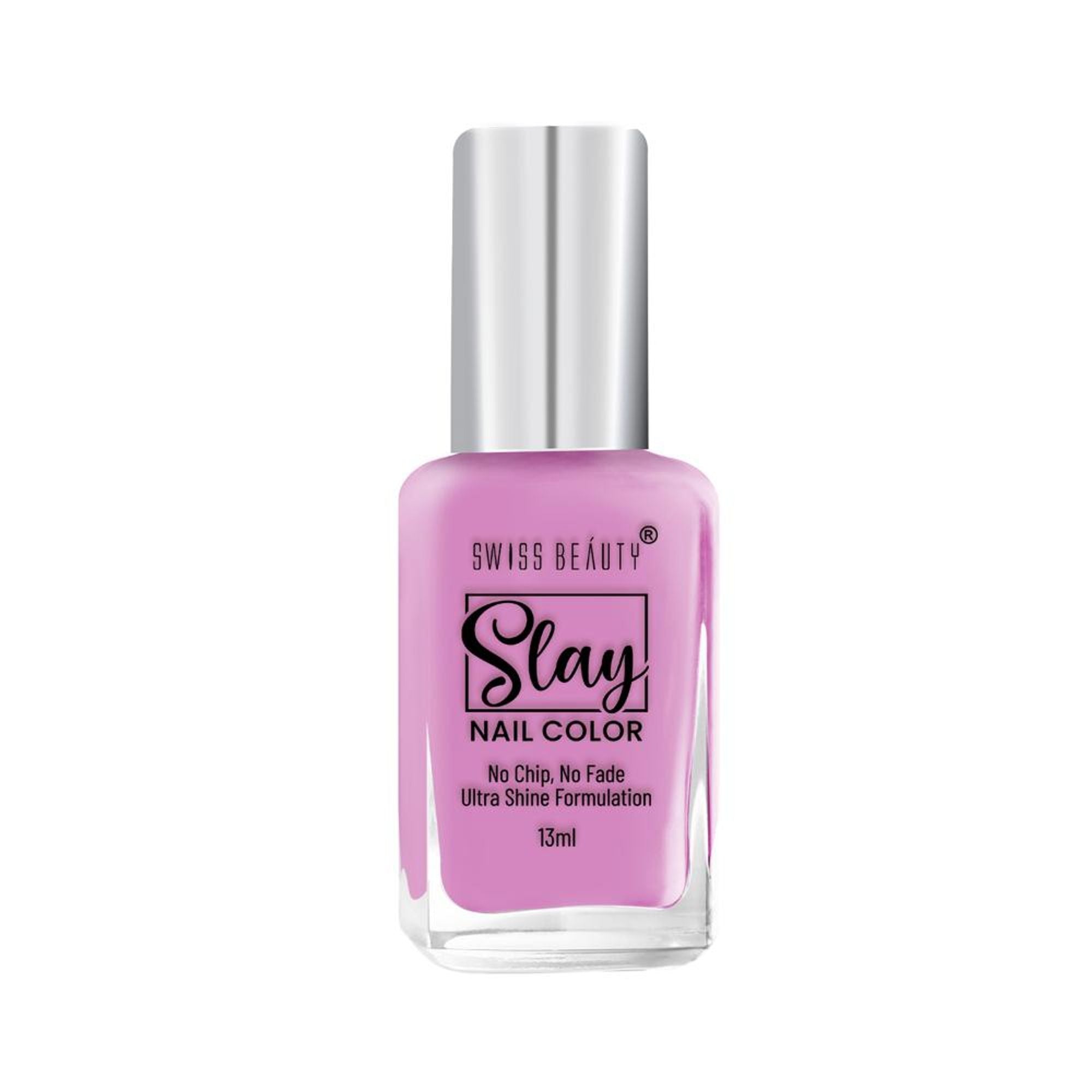 Swiss Beauty Slay Nail Color Ultra Shine Formulation - 01 Rush Pink | Grocsy