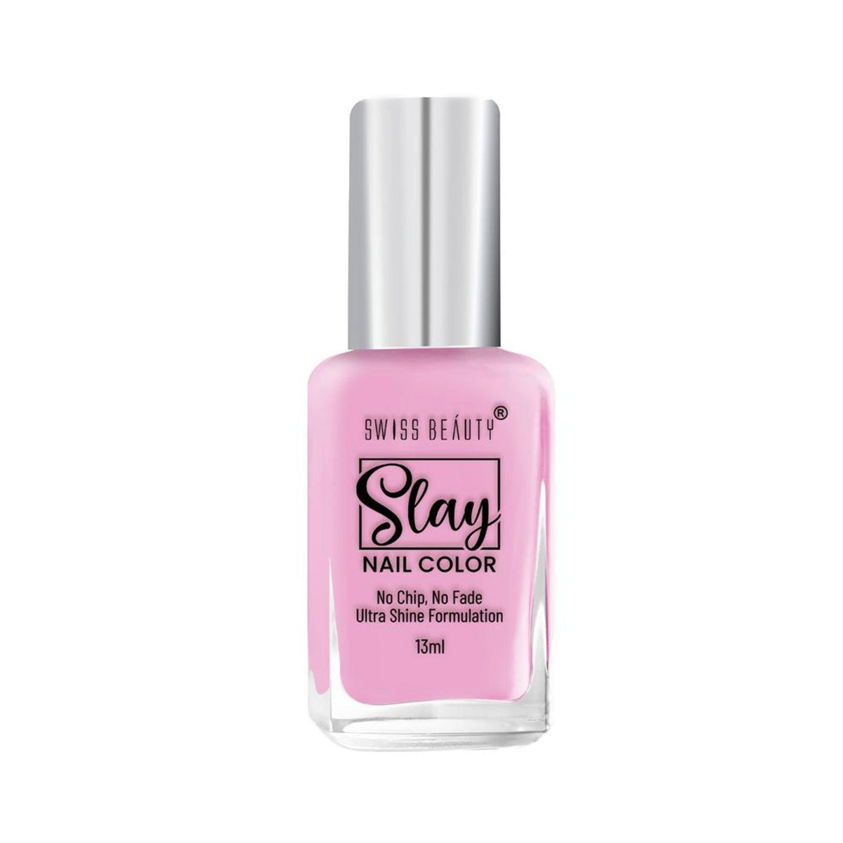 Swiss Beauty Slay Nail Color Ultra Shine Formulation - 03 Dreamy Pink | Grocsy