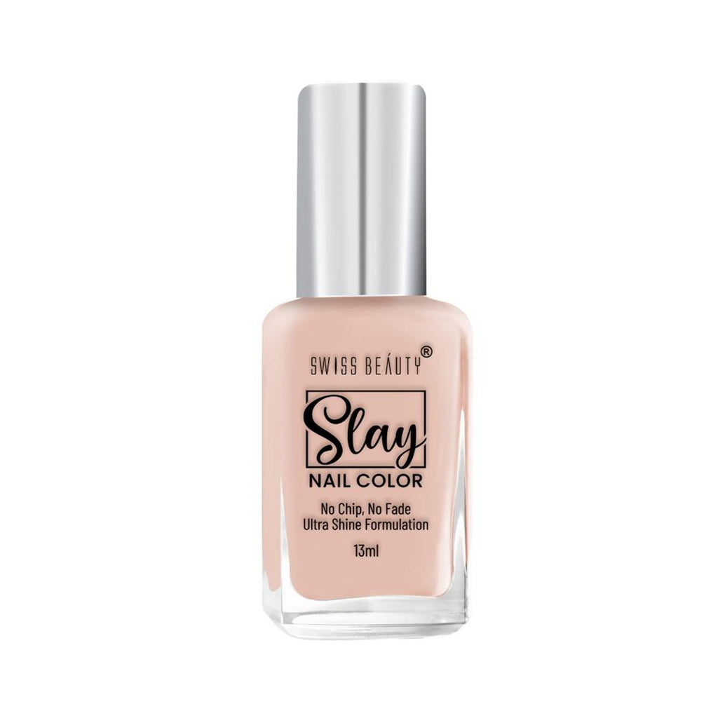 Swiss Beauty Slay Nail Color Ultra Shine Formulation - 04 French Toast | Grocsy
