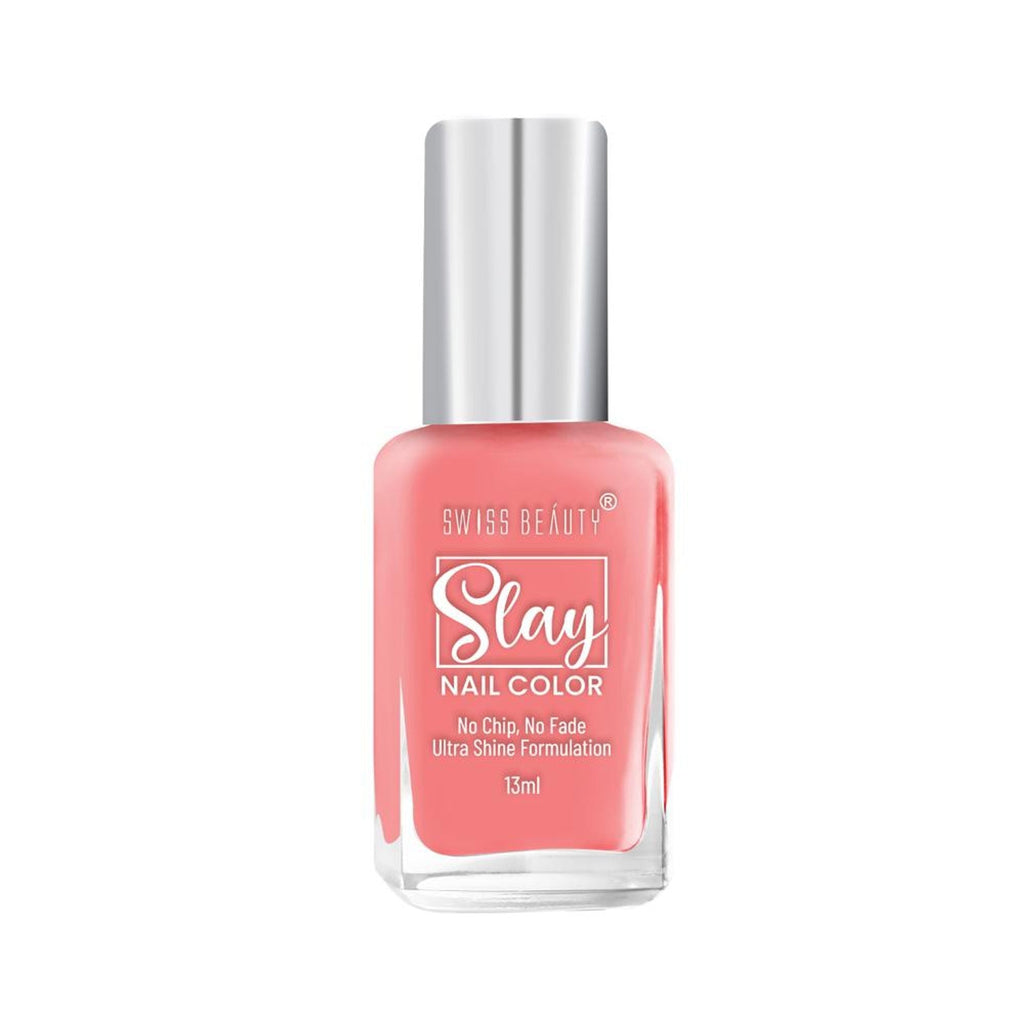 Swiss Beauty Slay Nail Color Ultra Shine Formulation - 05 Sunset | Grocsy
