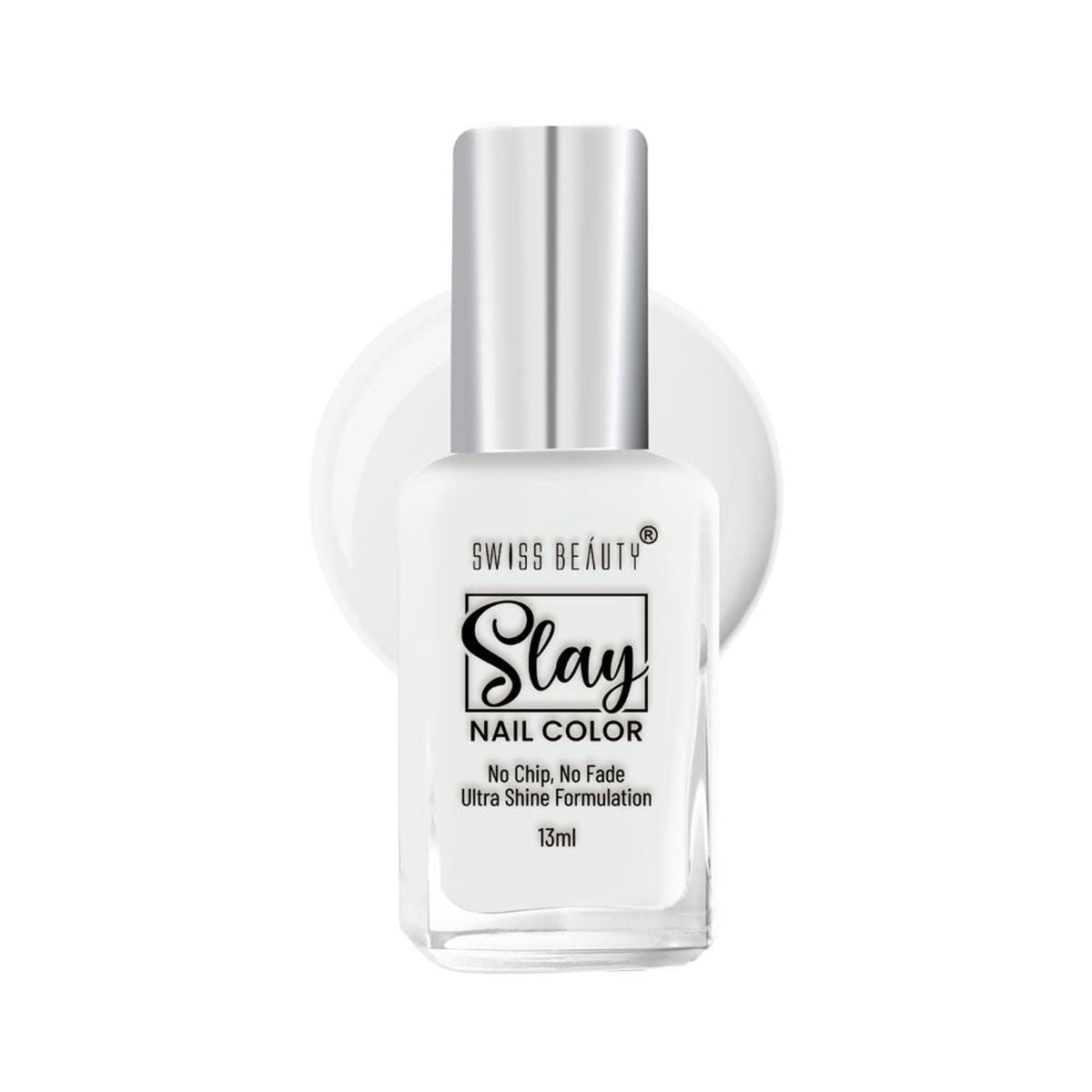 Swiss Beauty Slay Nail Color Ultra Shine Formulation - 07 Creamy Nude | Grocsy