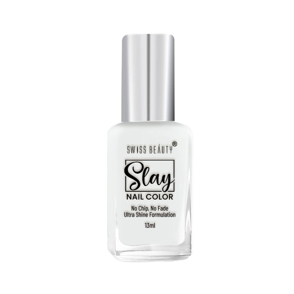Swiss Beauty Slay Nail Color Ultra Shine Formulation - 07 Creamy Nude | Grocsy