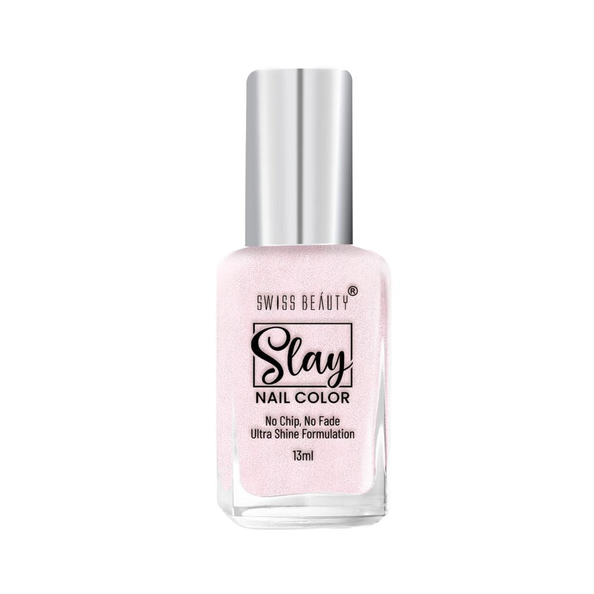 Swiss Beauty Slay Nail Color Ultra Shine Formulation - 09 French Pink | Grocsy