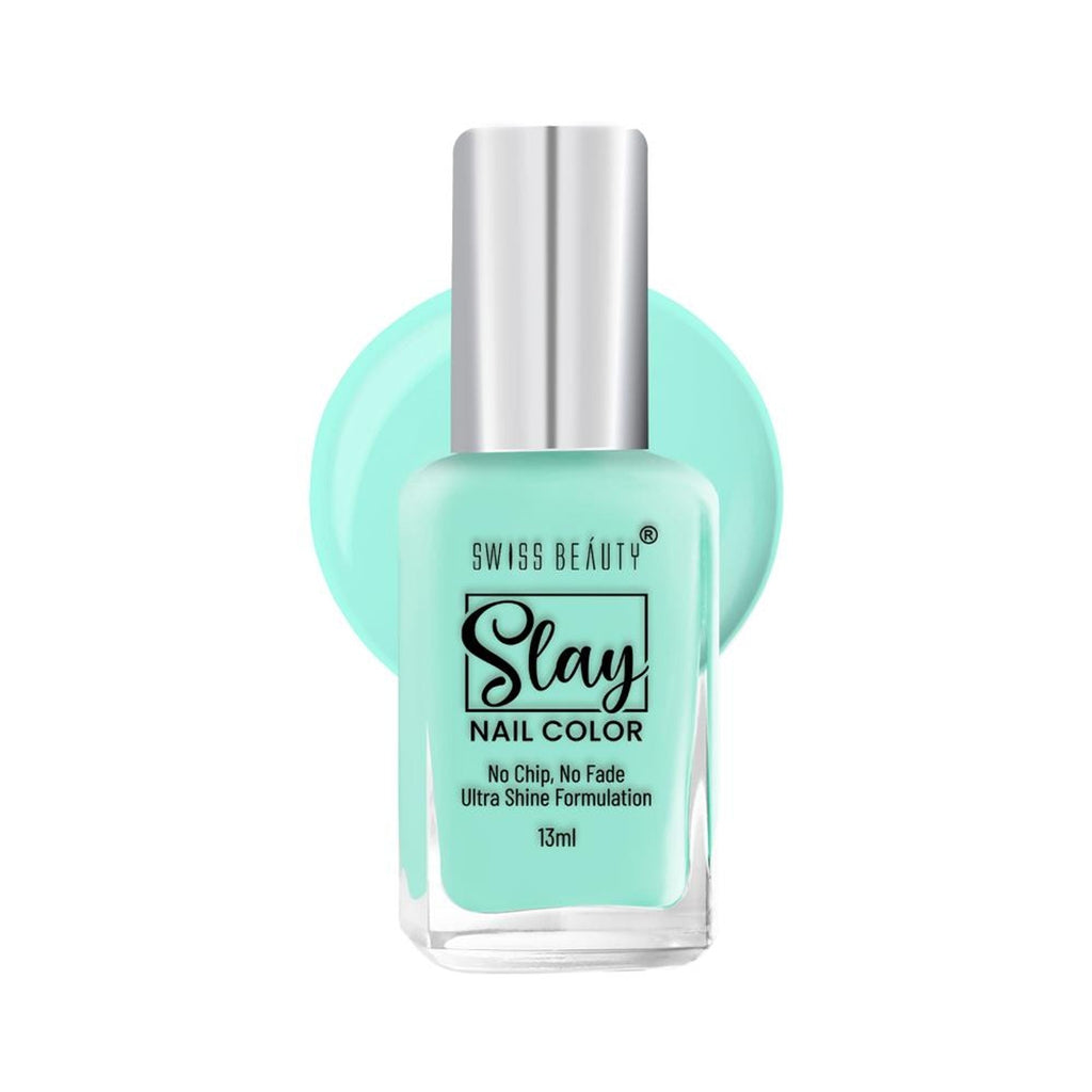 Swiss Beauty Slay Nail Color Ultra Shine Formulation - 10 Sunny | Grocsy