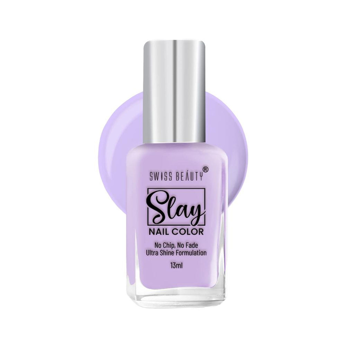 Swiss Beauty Slay Nail Color Ultra Shine Formulation - 16 Lavender | Grocsy