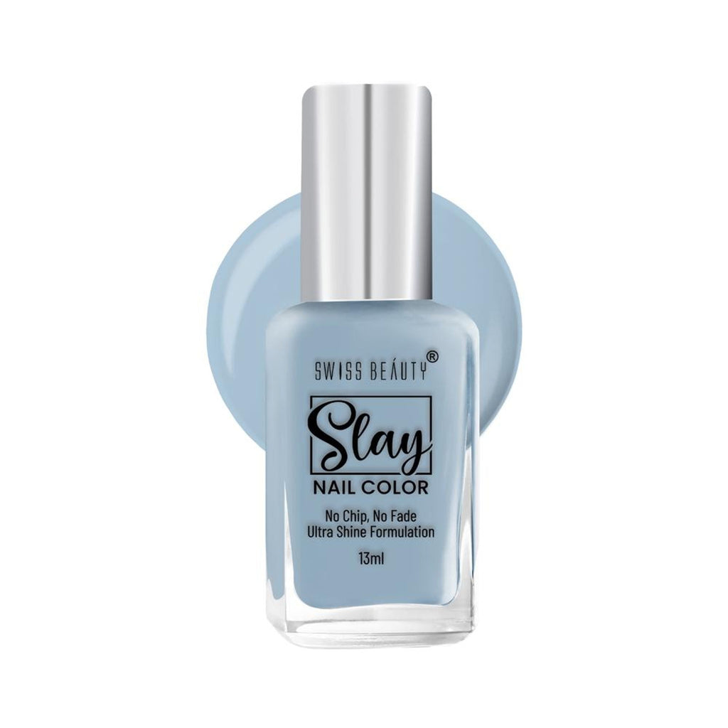 Swiss Beauty Slay Nail Color Ultra Shine Formulation - 17 Sea Bed | Grocsy
