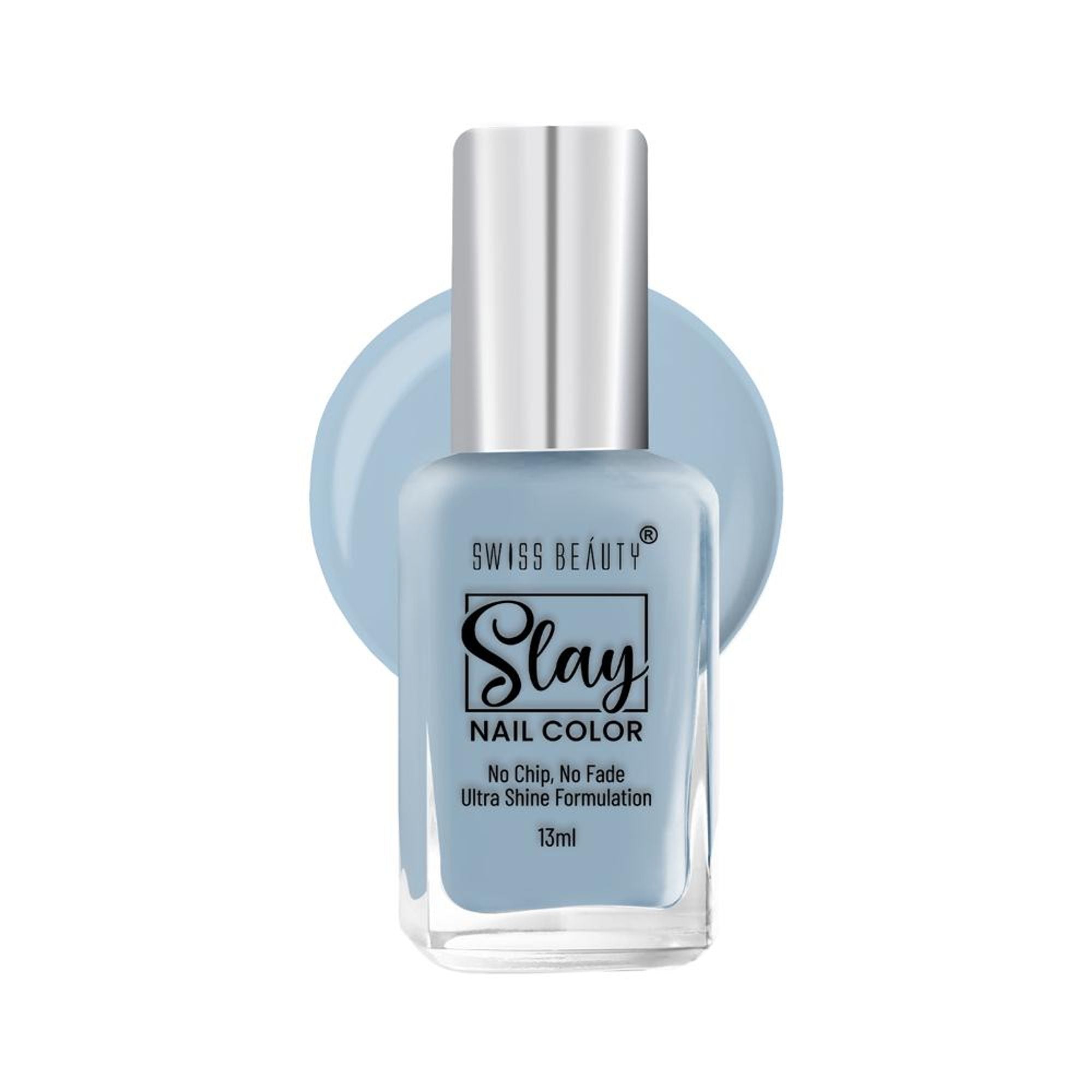 Swiss Beauty Slay Nail Color Ultra Shine Formulation - 17 Sea Bed | Grocsy