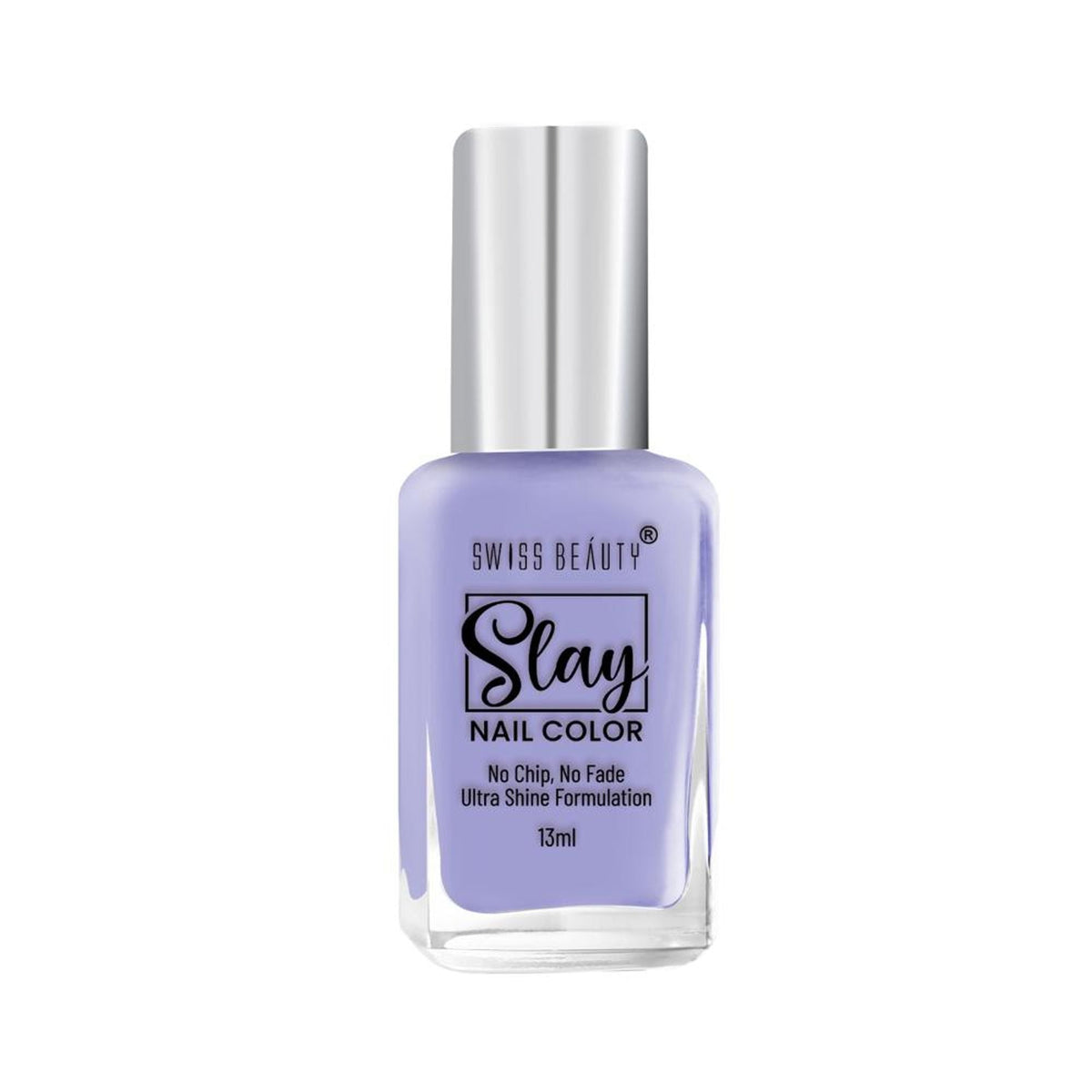 Swiss Beauty Slay Nail Color Ultra Shine Formulation - 21 Lavender Tender | Grocsy