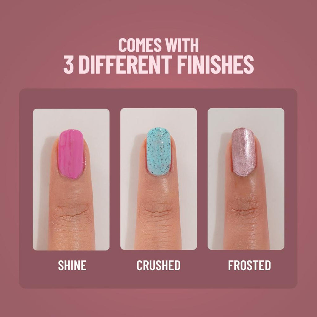 Swiss Beauty Slay Nail Color Ultra Shine Formulation - 40 Grape | Grocsy