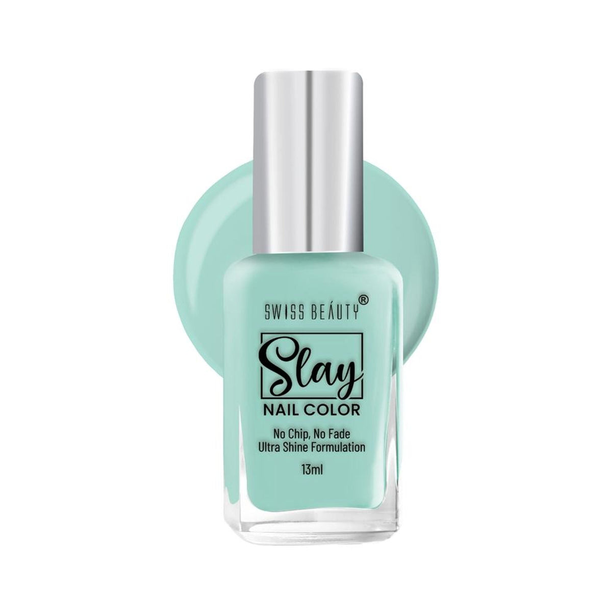Swiss Beauty Slay Nail Color Ultra Shine Formulation - 43 Tropical Green | Grocsy