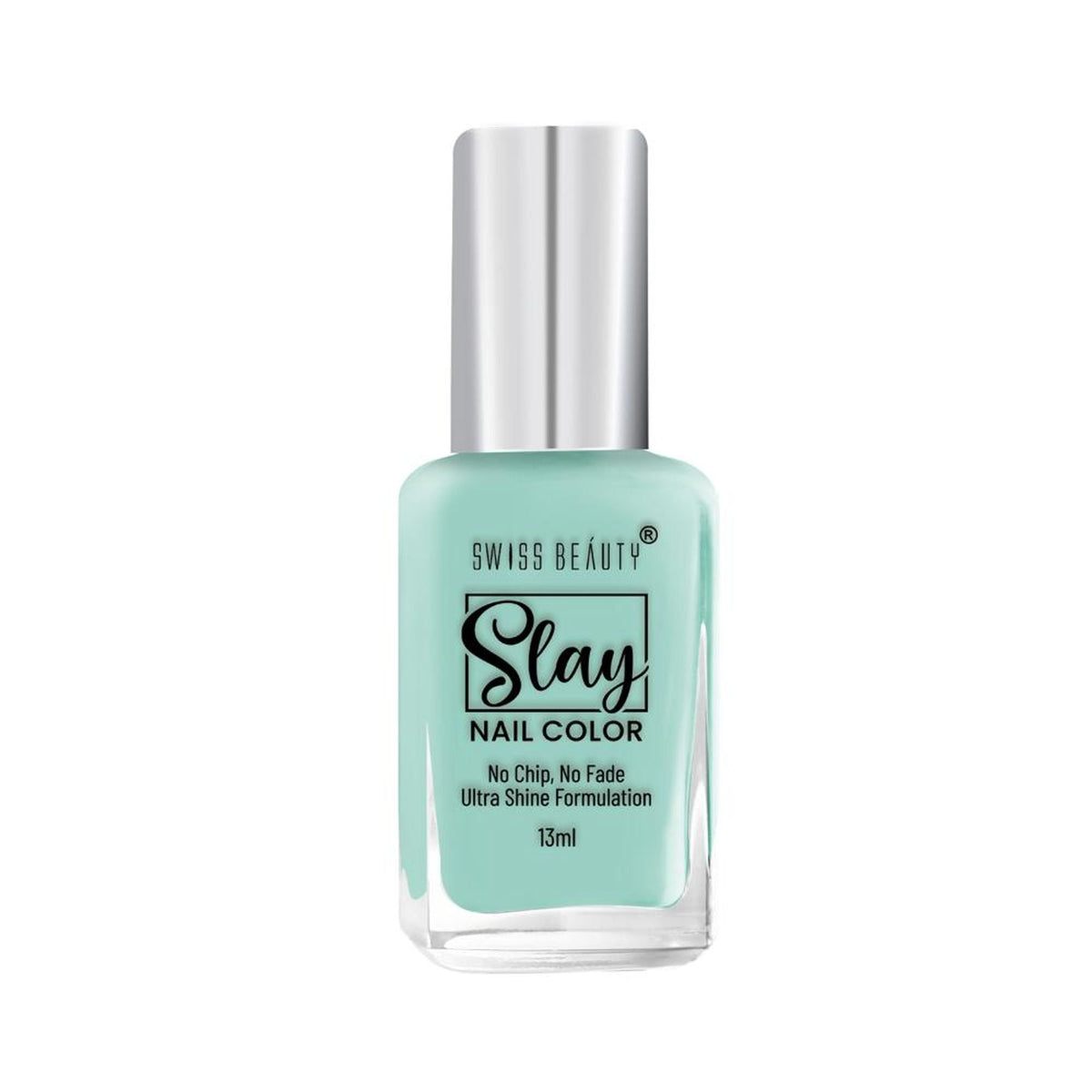 Swiss Beauty Slay Nail Color Ultra Shine Formulation - 43 Tropical Green | Grocsy