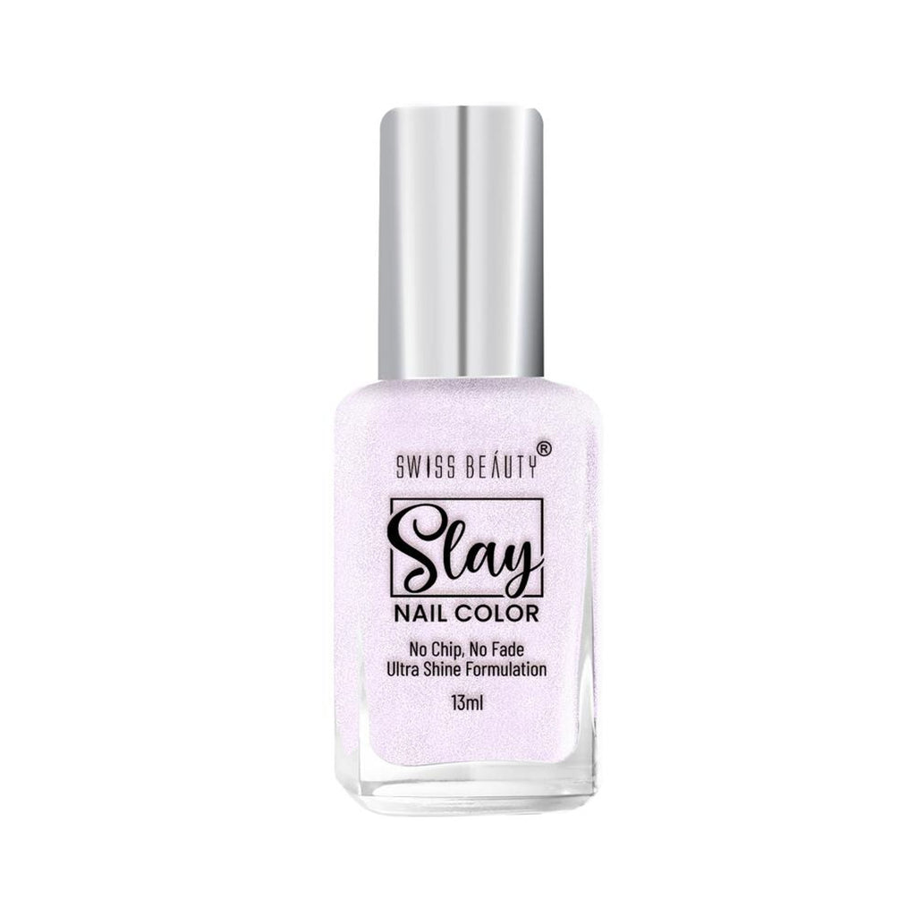 Swiss Beauty Slay Nail Color Ultra Shine Formulation - 48 Drizzle | Grocsy
