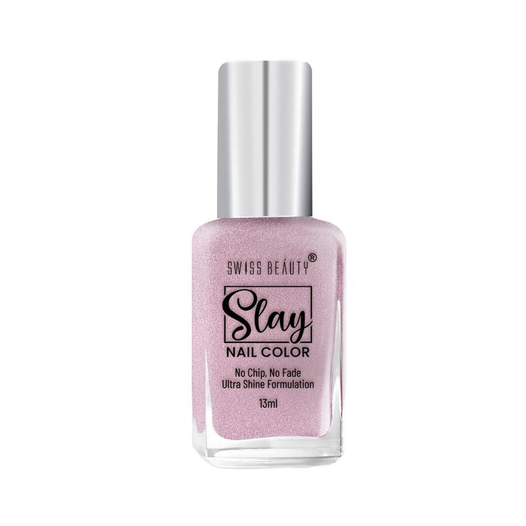 Swiss Beauty Slay Nail Color Ultra Shine Formulation - 49 Sheer Elegance | Grocsy