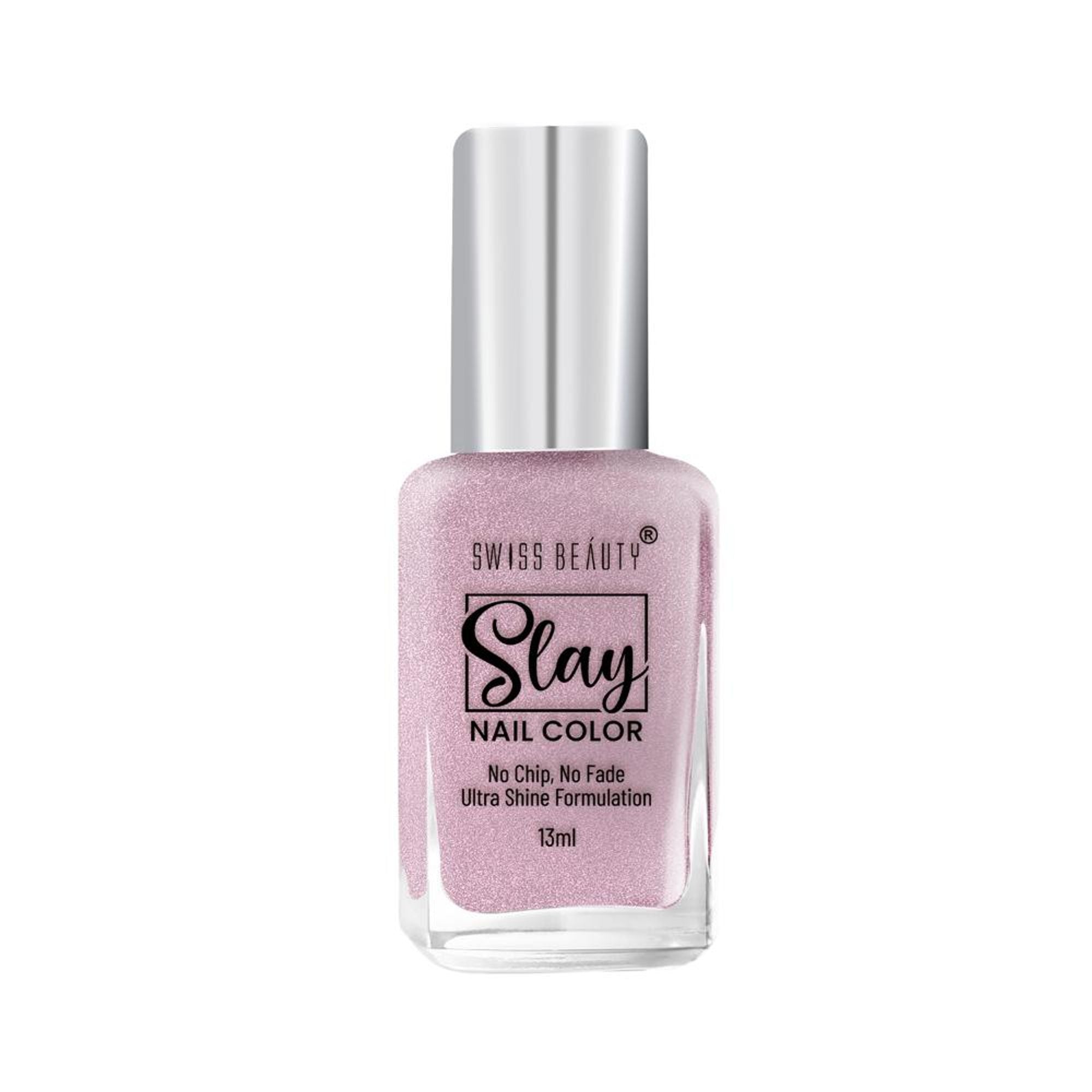 Swiss Beauty Slay Nail Color Ultra Shine Formulation - 49 Sheer Elegance | Grocsy