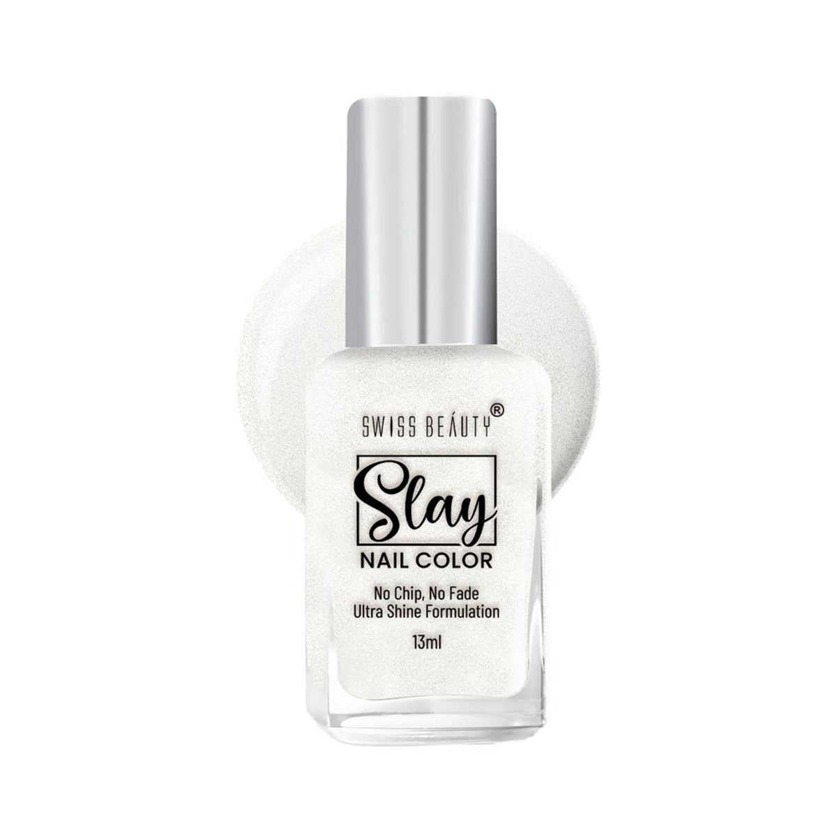 Swiss Beauty Slay Nail Color Ultra Shine Formulation - 54 Pearl | Grocsy