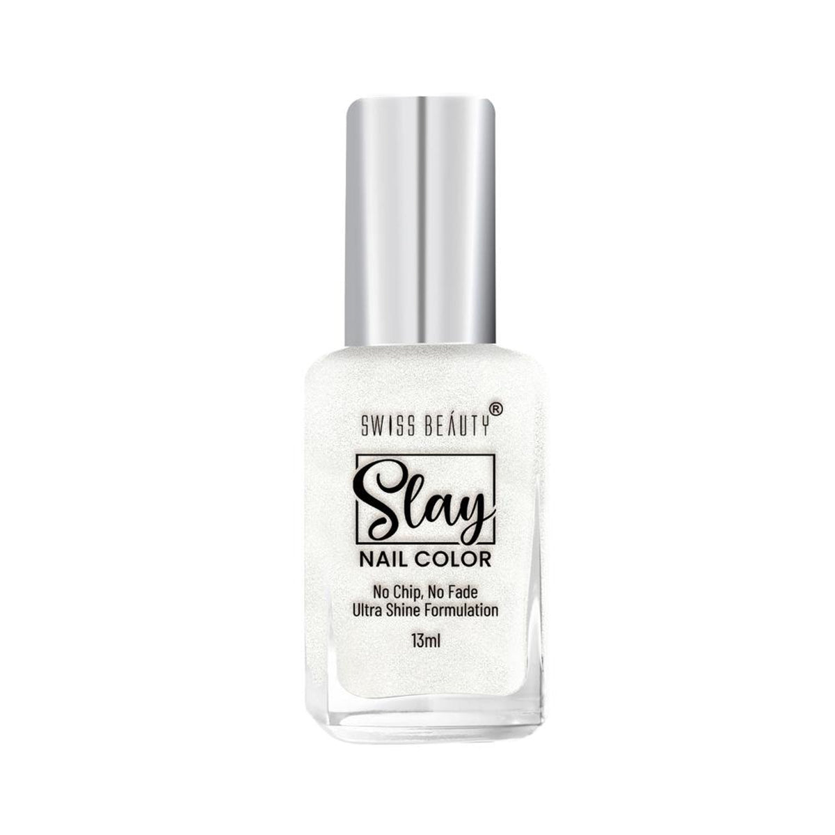 Swiss Beauty Slay Nail Color Ultra Shine Formulation - 54 Pearl | Grocsy