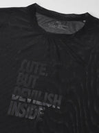 MKH Typography Printed Round Neck Short Sleeves Dri-FIT Relaxed Fit T-shirt | Grocsy