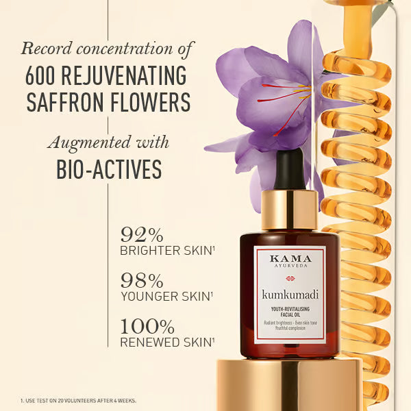 Kama Ayurveda Kumkumadi Youth-Revistalising Facial Oil | Grocsy