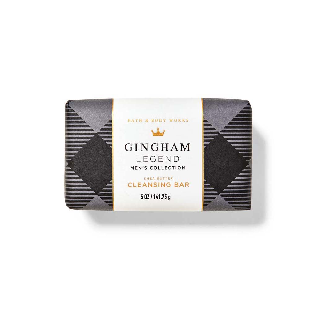 Bath & Body Works Gingham Legend Shea Butter Cleansing Bar | Grocsy