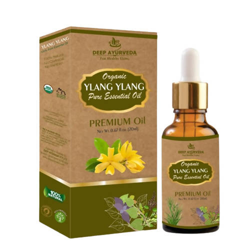Deep Ayurveda Ylang Ylang Pure Essential Oil | Grocsy