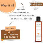 Mystiq Living Originals Sweet Almond Oil | Grocsy