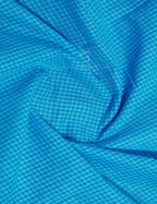 Dual Shade of Sky Blue And Violet Pure Mangalgiri Cotton By Gayathri Reddy Designer Studio | Grocsy