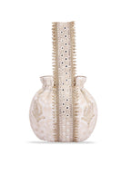 Masq Off White & Gold-Toned Embellished Embroidered Potli Clutch | Grocsy
