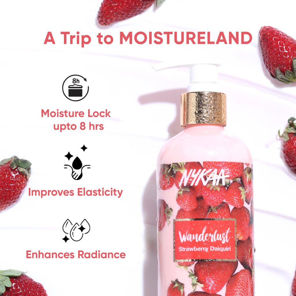 Wanderlust Moisturizing Body Lotion - Strawberry Daiquiri | Grocsy