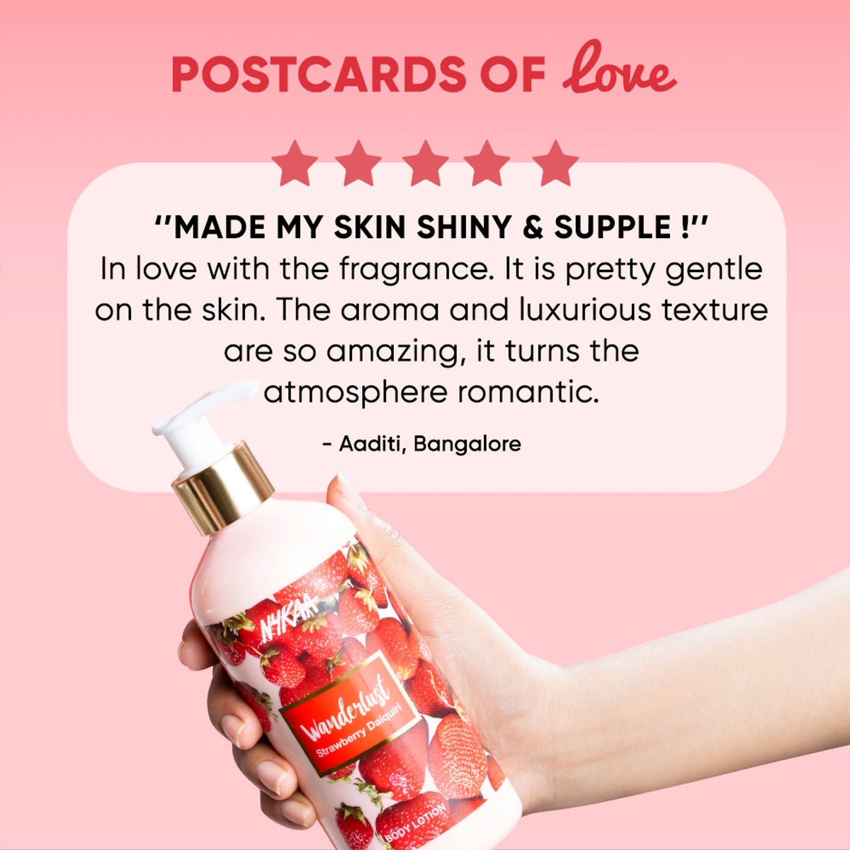 Wanderlust Moisturizing Body Lotion - Strawberry Daiquiri | Grocsy