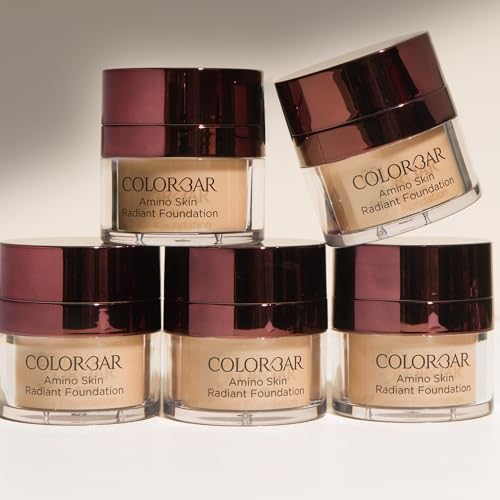 Colorbar Amino Skin Radiant Foundation - Liquid Foundation Makeup - Medium to Full Buildable Coverage Hydrating Foundation - 005 Sand Medium - 0.5 oz | Grocsy