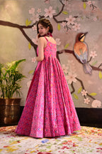 Everywhere Designer Pink Silk Cotton Stitched Suit With Dupatta - Anbazaar | Grocsy