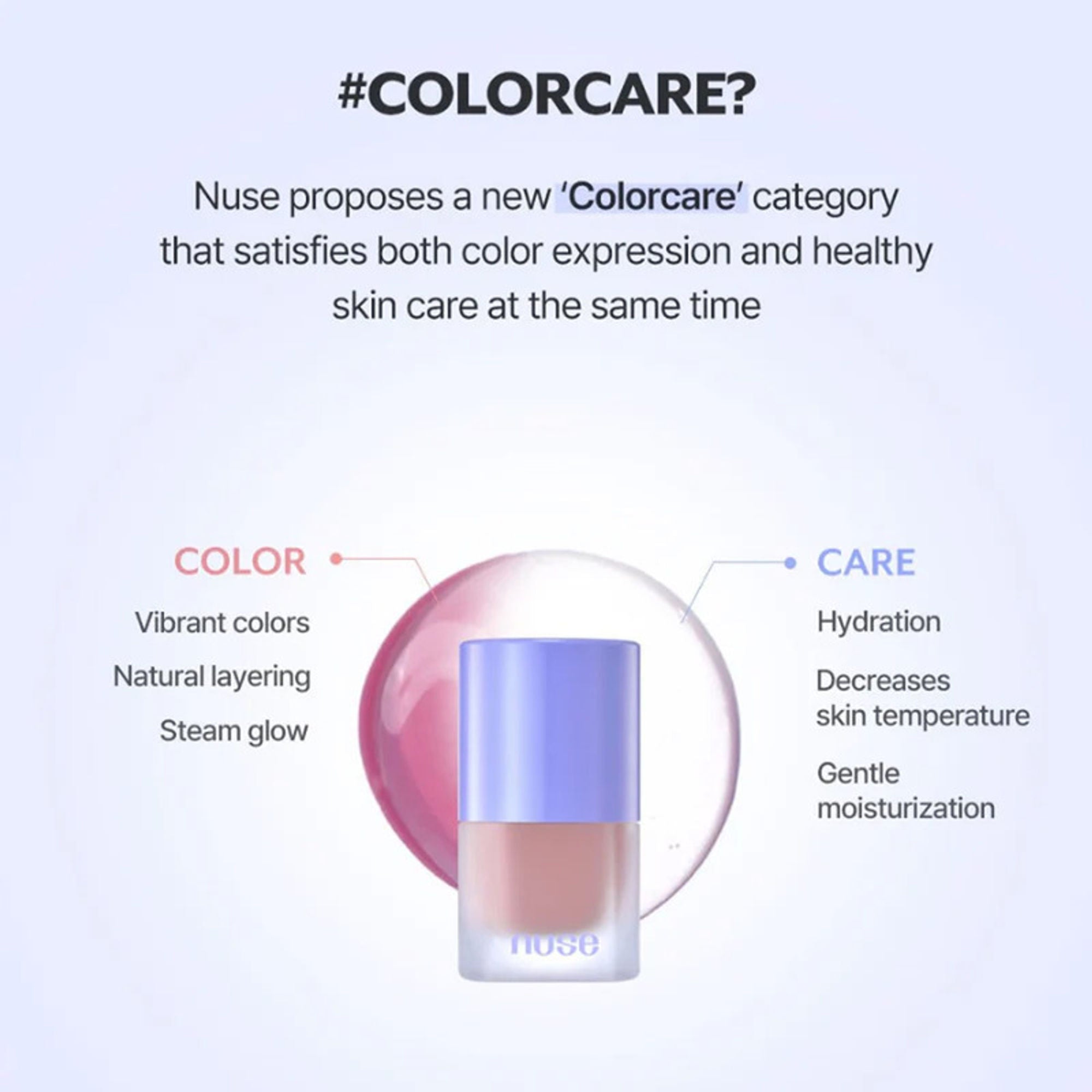 NUSE Liquid Care Cheek - Pale Blossom | Grocsy