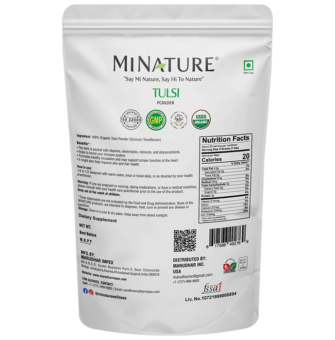 Minature Tulsi Organic Powder | Grocsy