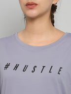 MKH Typography Printed Relaxed Fit Dri-Fit T-shirt | Grocsy
