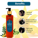 Omeo Anti Dandruff Shampoo With Green Natural Anti Dandruff Agent | Grocsy