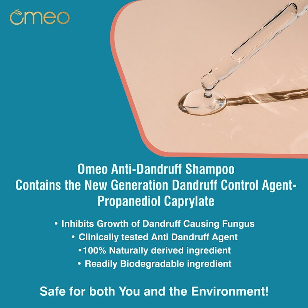 Omeo Anti Dandruff Shampoo With Green Natural Anti Dandruff Agent | Grocsy