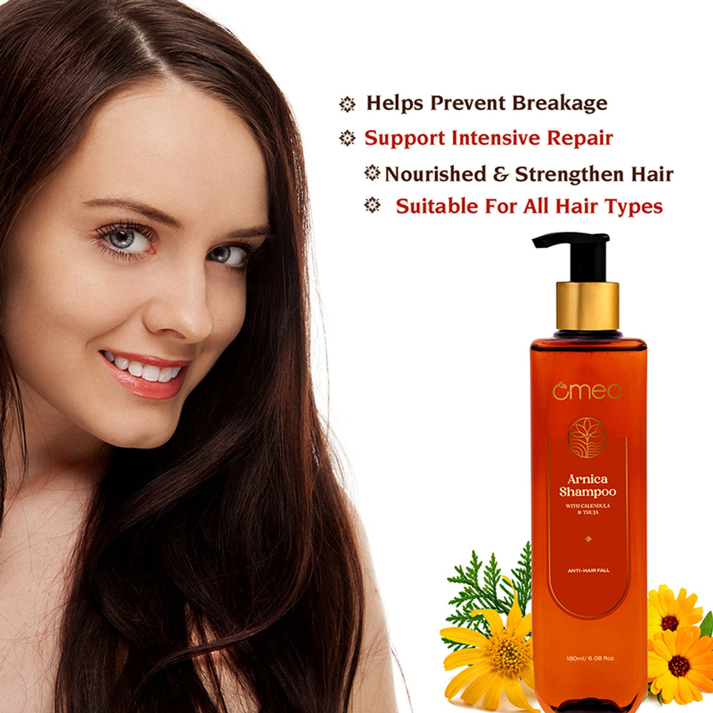 Omeo Arnica Shampoo With Arnica Extracts - Anti Hairfall | Grocsy